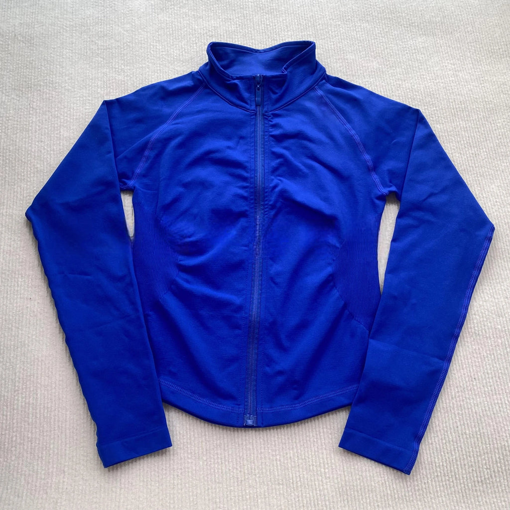 Seamless Long-Sleeve Zipper Yoga & Outdoor Sports Jacket